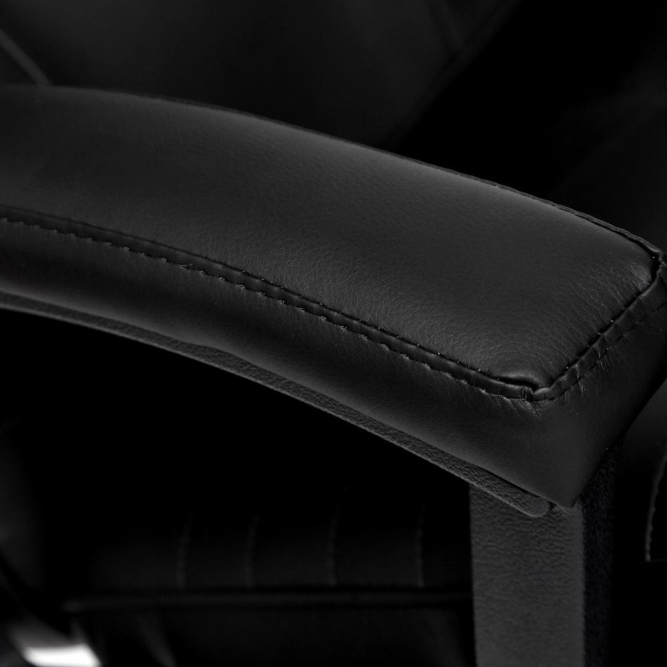 Кресло MAXIMA Хром кож/зам, черный, 36-6