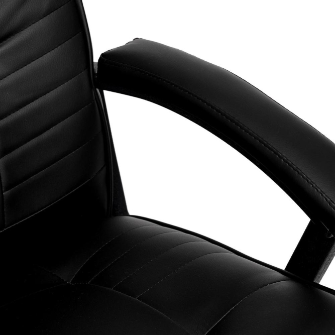 Кресло MAXIMA Хром кож/зам, черный, 36-6