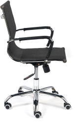 Кресло URBAN-LOW M ткань/сетка, черный