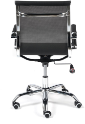 Кресло URBAN-LOW M ткань/сетка, черный