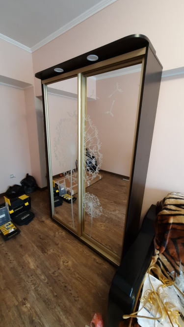 Шкаф-купе 2х дв Стандарт Пескоструй № 83