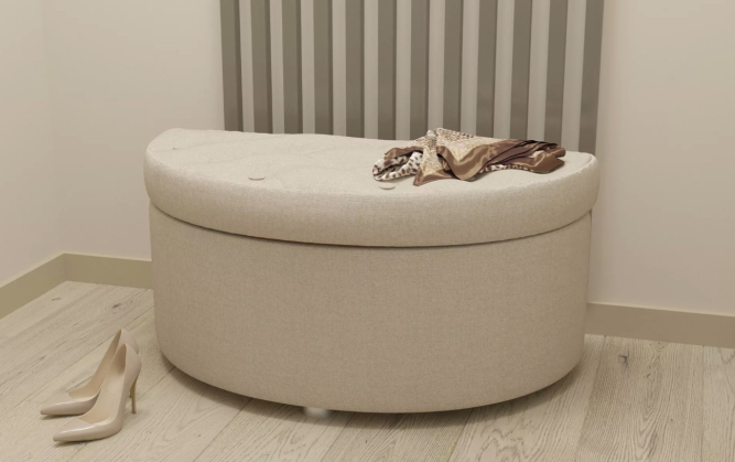 Банкетка  Луна в ткани (6-5115)