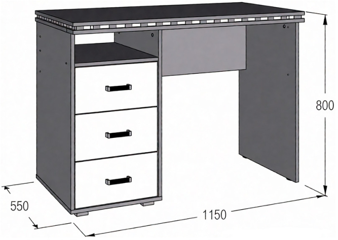 Стол письменный Ольга 13