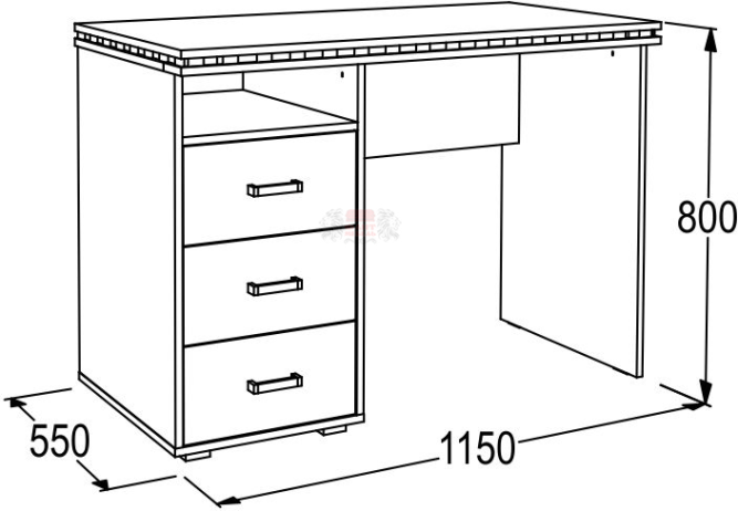 Стол письменный Ольга 13