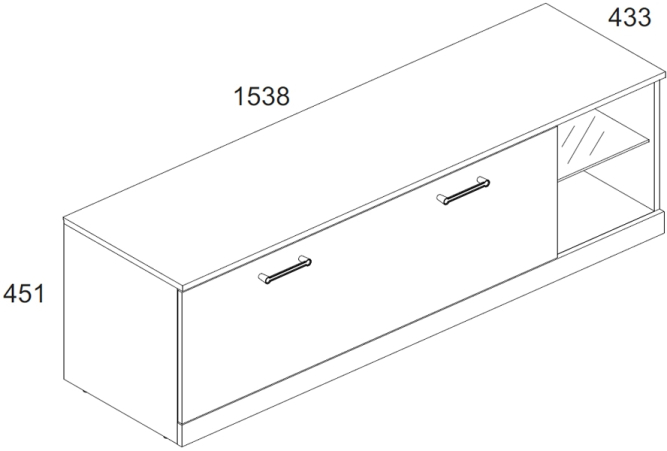 Тумба RTV 1S2N JAGGER