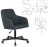 Кресло CH-380M, пятилучие металлическое, ткань, темно-серое, 1430559