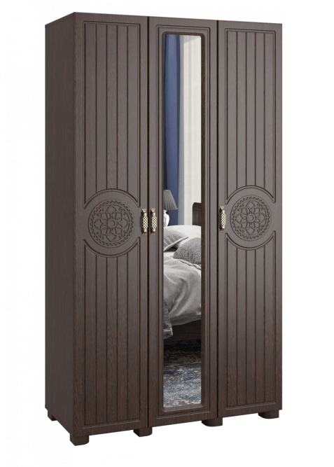 Шкаф «Монблан» МБ-24К комбинированный венге