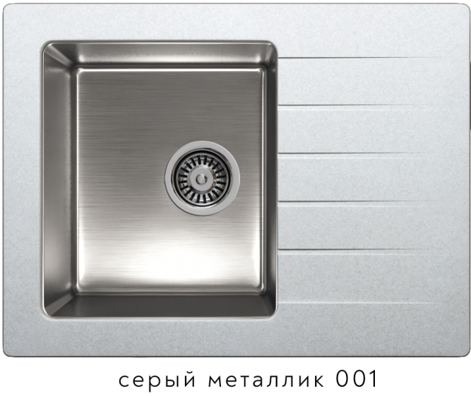 Кухонная мойка комбинированная TOLERO TWIST (кварц и нержавейка)TTS-660