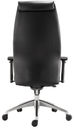 Кресло офисное BRABIX PREMIUM "Blues EX-751", синхромеханизм, алюминий, экокожа, черное, 532486