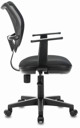 Кресло BRABIX &quot;Drive MG-350&quot;, с подлокотниками, сетка, черное, 532082