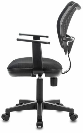 Кресло BRABIX &quot;Drive MG-350&quot;, с подлокотниками, сетка, черное, 532082