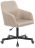 Кресло CH-380M, пятилучие металлическое, ткань, бежевое, 1430564