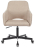Кресло CH-380M, пятилучие металлическое, ткань, бежевое, 1430564