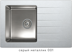 Кухонная мойка комбинированная TOLERO TWIST (кварц и нержавейка)TTS-760