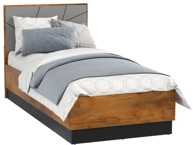 Кровать одинарная 54.17 Гамма с настилом (900х2000)