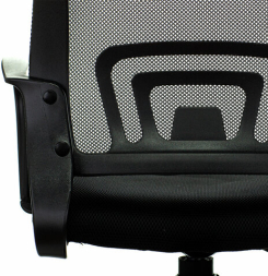 Кресло BRABIX &quot;Fly MG-396&quot;, с подлокотниками, сетка, черное, 532083