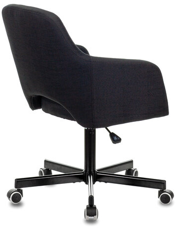 Кресло CH-380M, пятилучие металлическое, ткань, черное, 1396817