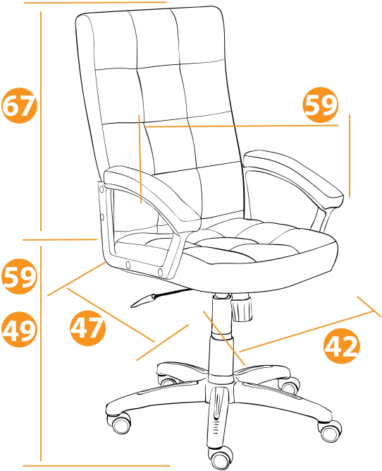 Кресло TRENDY флок/ткань, бежевый/бронза, 7/TW-21
