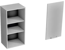 Верхний шкаф В-450 Орхидея