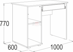 Стол письменный &quot;Омега 16&quot; №2