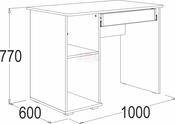 Стол письменный &quot;Омега 16&quot; №2